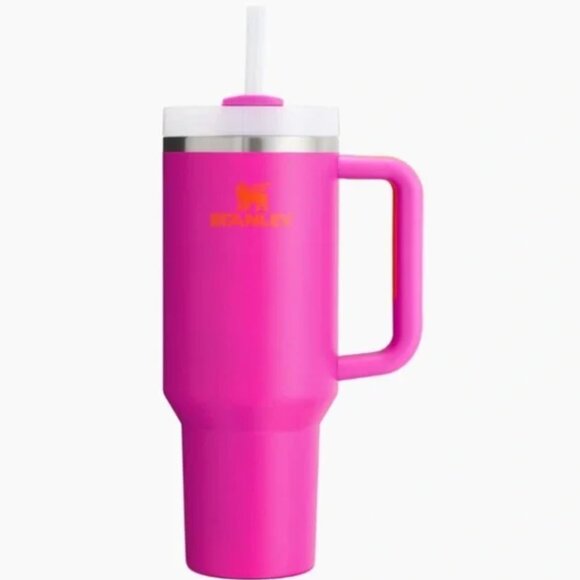 Stanley Thirstquencher H2O Tumbler 40oz Vivid Violet Fuchsia Pink - NWT with Box - Picture 1 of 14